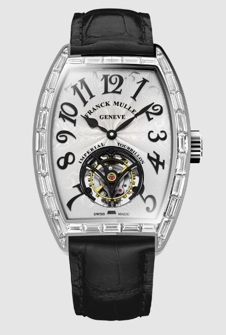 Franck Muller Cintree Curvex Imperial Tourbillon Baguette Replica Watch 5850 T BAG